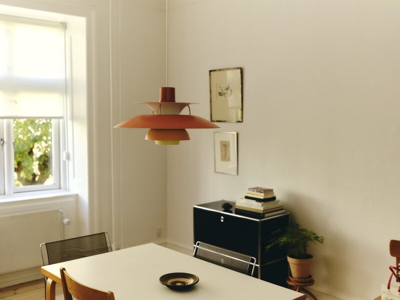 Louis Poulsen PH 5 500 pendant, orange, view 4