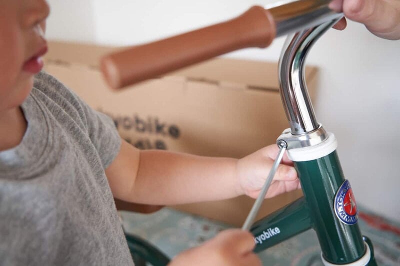 tokyobike Paddle bicicleta de equilibrio, verde cedro, imagen de decoración