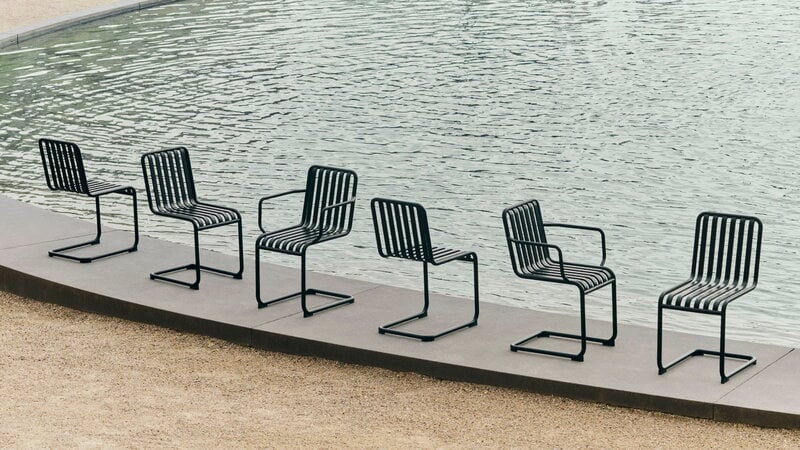 HAY Palissade Cantilever fauteuil, anthracite, image décorative