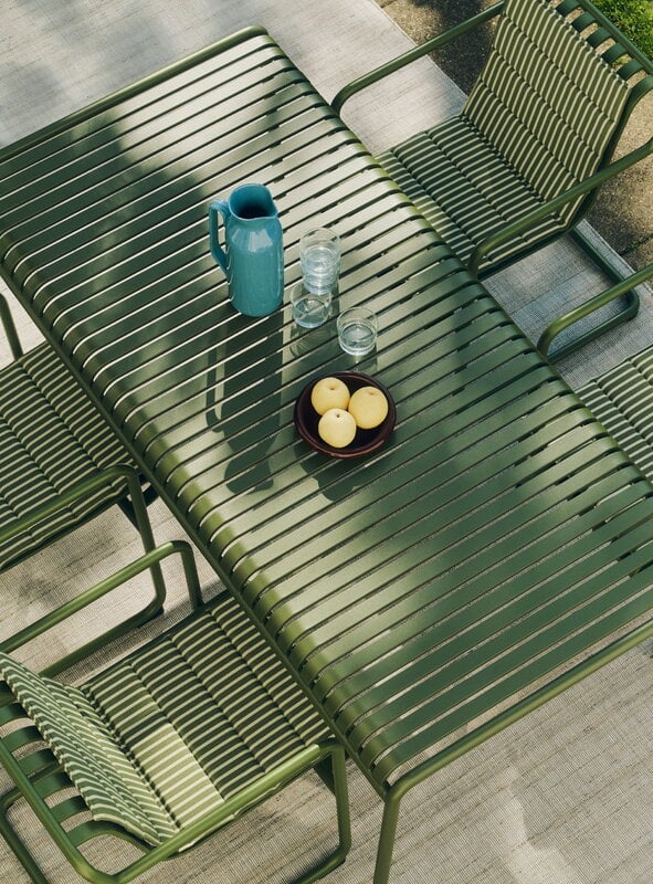 HAY Palissade table, 170 x 90 cm, olive, decoration image
