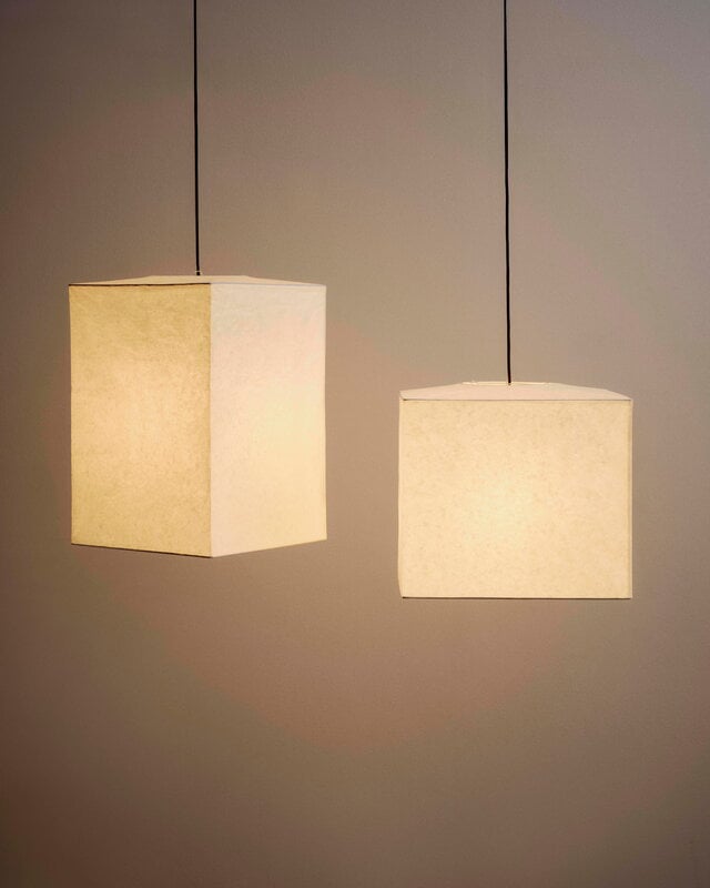 HAY Paperivarjostin Cube, korkea, valkoinen, näkymä 2