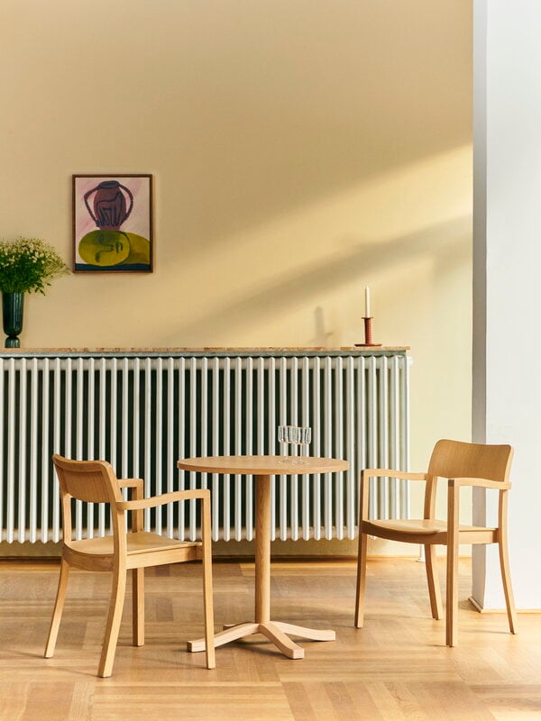 HAY Pastis table, 70 cm,  lacquered oak, decoration image