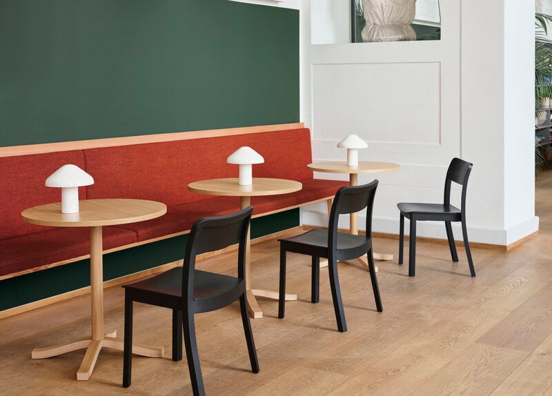 HAY Pastis table, 70 cm,  lacquered oak, decoration image