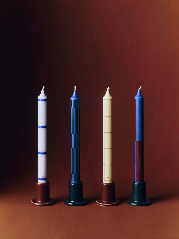 HAY Tube candleholder, S, chestnut brown, view 5