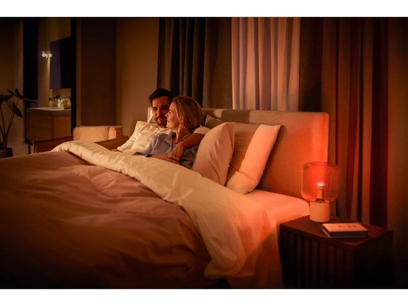 Philips Hue White and Color Ambience smart bulb 5,1W P45 E14 470lm 2000-6500K, decoration image