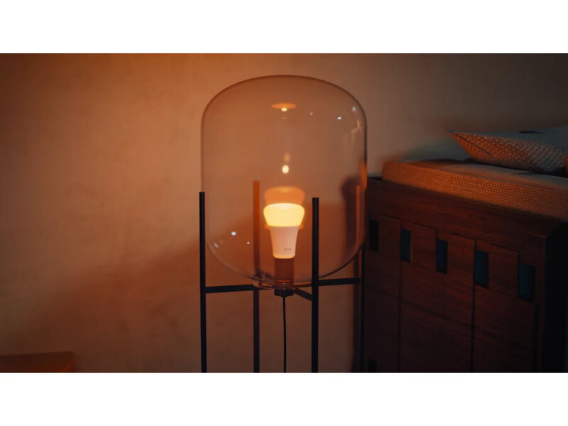 Philips Hue White and Color Ambience smart bulb 8.1W A60 E27 1100lm 1000-20000K, decoration image