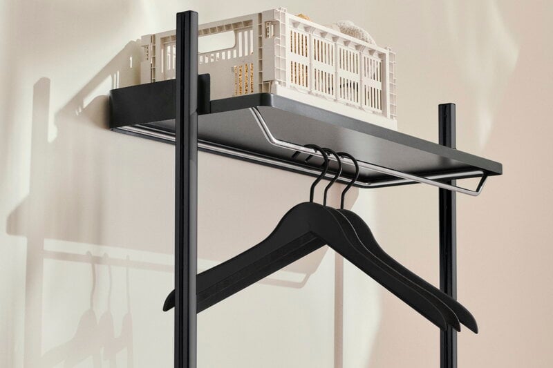 HAY Armadio Pier System 1041, 1 colonna, PS black - nero, immagine decorativa
