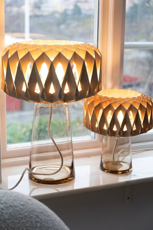 Pilke Lights Pilke Signature 35 pöytävalaisin, meripihka - koivu, sisustuskuva