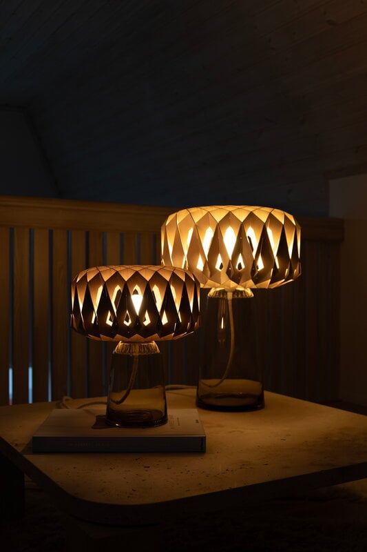 Pilke Lights Pilke Signature 35 pöytävalaisin, meripihka - koivu, sisustuskuva