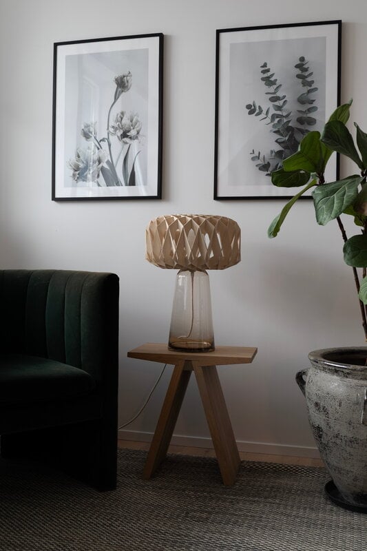 Pilke Lights Pilke Signature 35 pöytävalaisin, meripihka - koivu, sisustuskuva