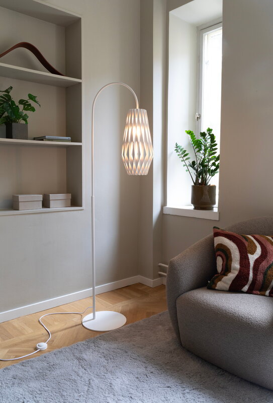 Pilke Lights Pilke Signature 20/42 lampe de sol, blanc, image décorative