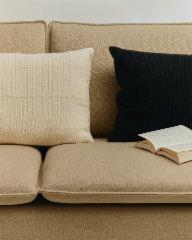Fredericia Grid - Coussin décoratif, 40 x 60 cm, noir, image décorative