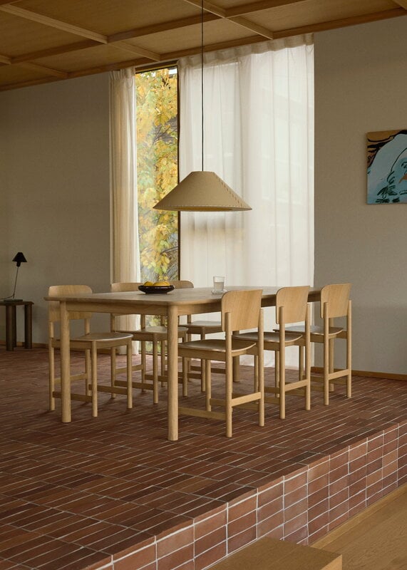 Fredericia Plan Wood tuoli, lakattu tammi, näkymä 2