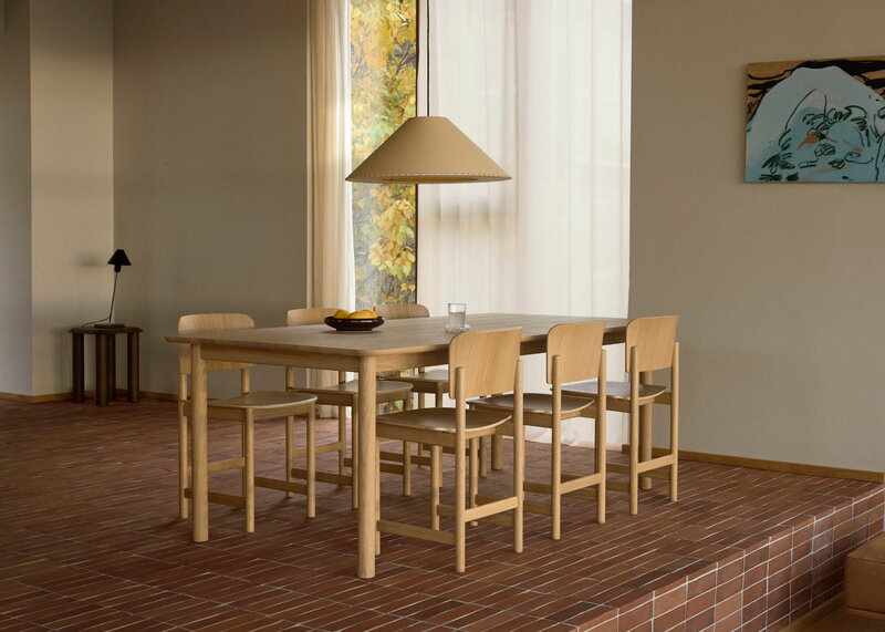 Fredericia Plan Wood tuoli, lakattu tammi, näkymä 8