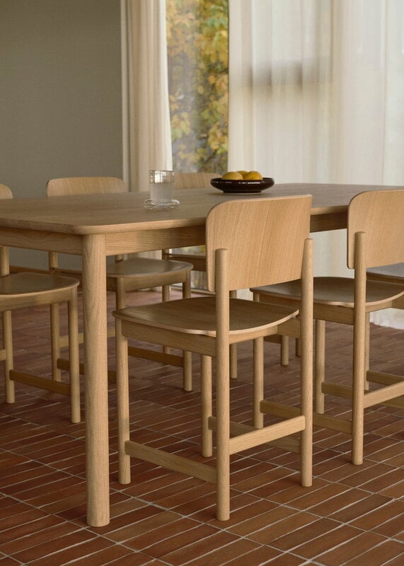 Fredericia Plan Wood tuoli, lakattu tammi, näkymä 14