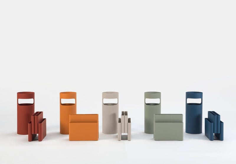 Kartell Magazine Rack, burgundy, view 2