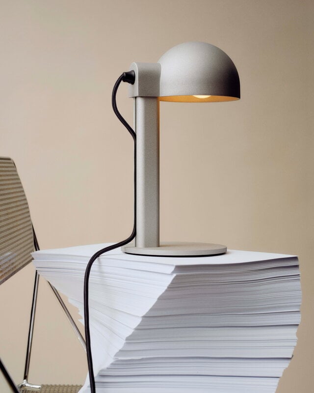 HAY Posto pöytävalaisin, silver grey, näkymä 14