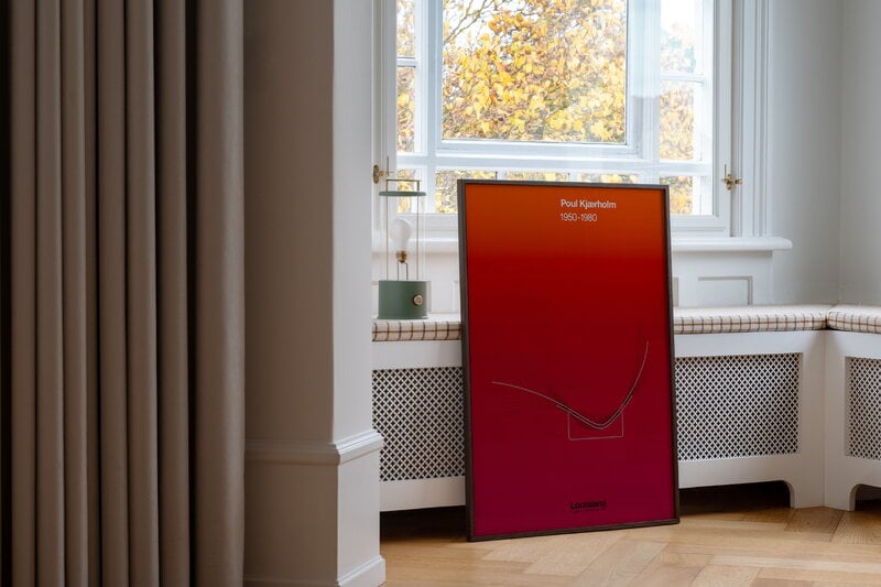 Louisiana Museum of Modern Art Poul Kjærholm - PK24 chair, A2 poster, decoration image