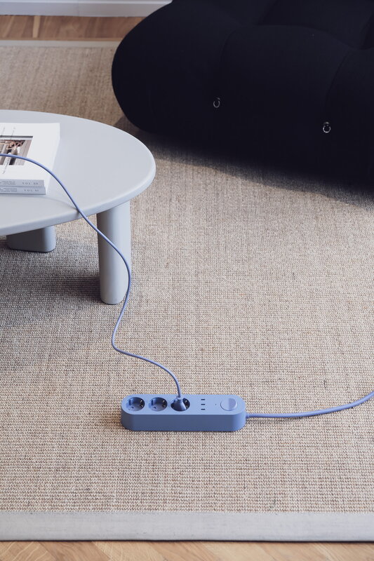 Palette Power cable, 5 m, Kattegatt blue, decoration image
