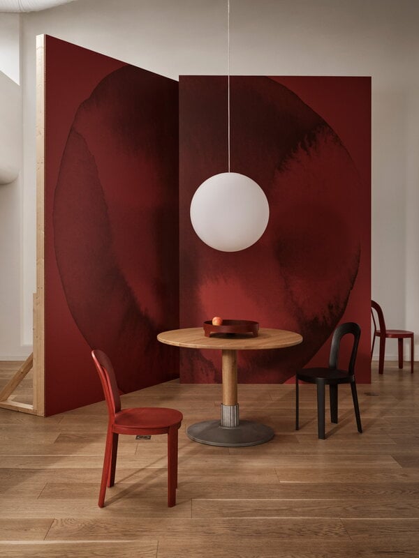 Design House Stockholm Tock pöytä, pyöreä, tammi, näkymä 5