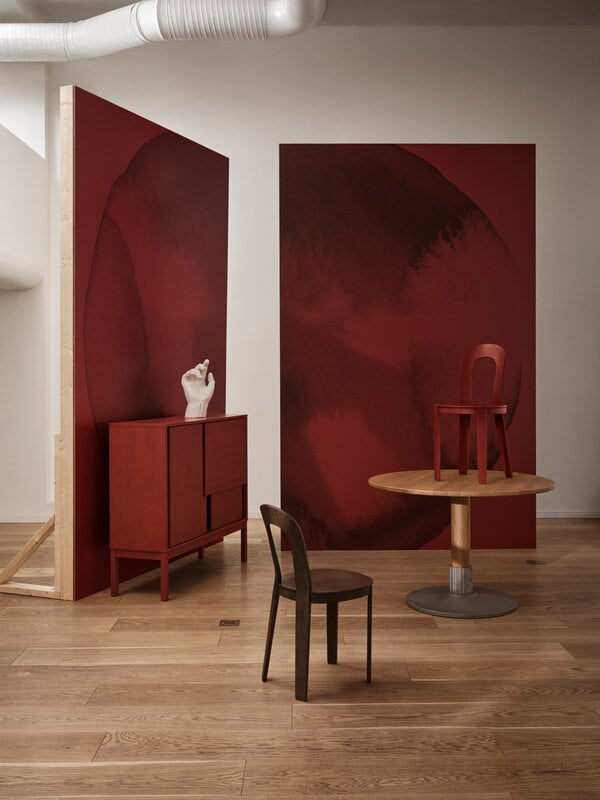 Design House Stockholm Tock pöytä, pyöreä, tammi, näkymä 3