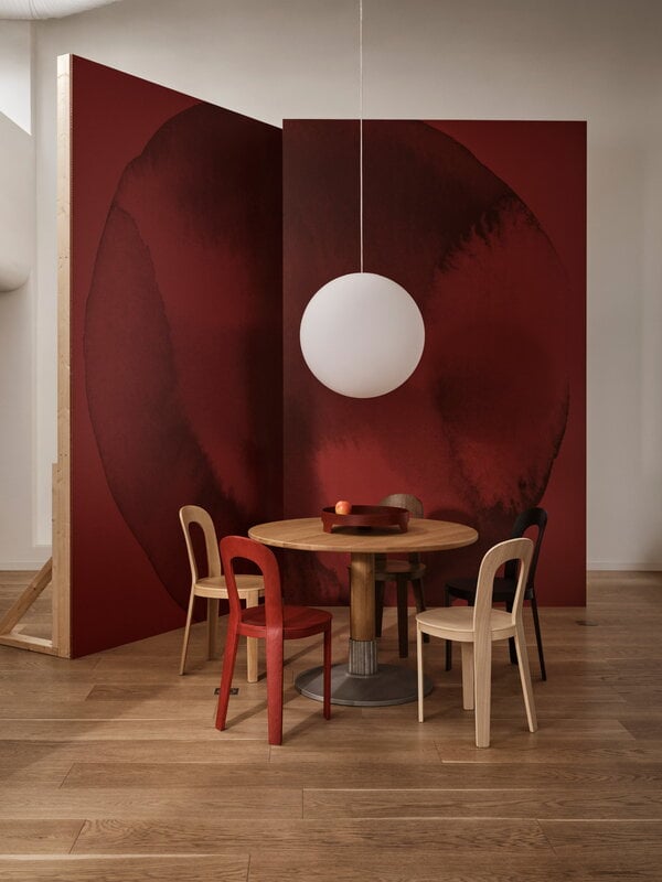 Design House Stockholm Tock pöytä, pyöreä, tammi, näkymä 4