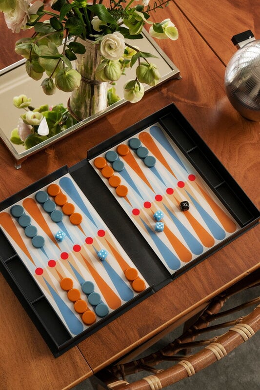 Printworks Classic - Kunst des Backgammon, Anthrazit, dekorationsbild