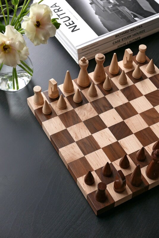 Printworks Wood Chess - The Minimalist, decoration image