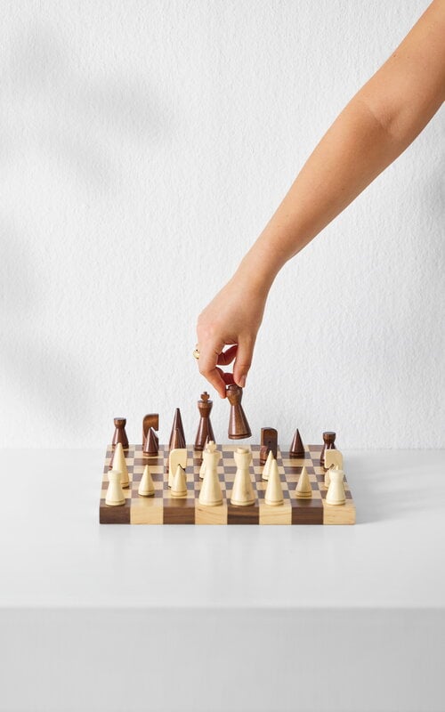 Printworks Wood Chess - The Minimalist, decoration image