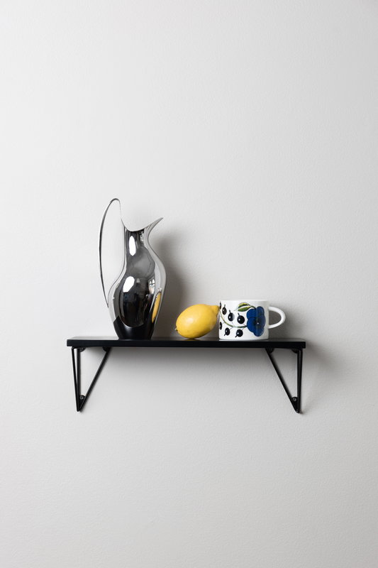 Maze Pythagoras XS shelf with brackets, black | Finnish Design Shop