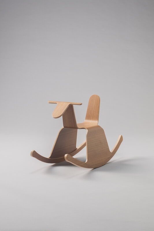 Articul Roo rocking horse, oak veneer, view 2