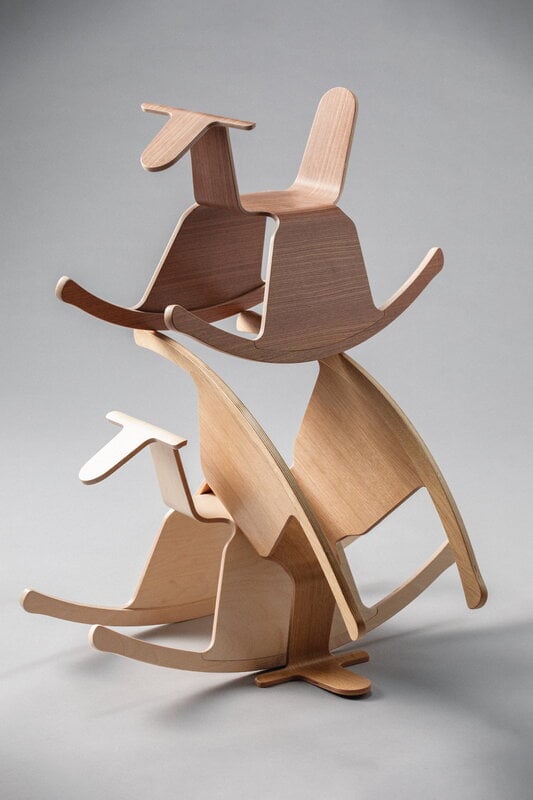 Articul Roo rocking horse, oak veneer, view 7