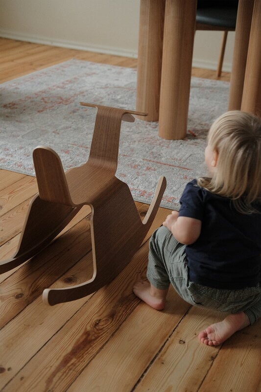 Articul Roo rocking horse, walnut veneer, view 6
