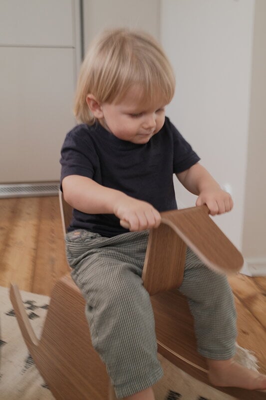 Articul Roo rocking horse, walnut veneer, view 5