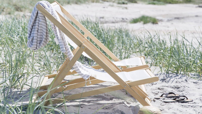 Fiam Relax Outdoor kansituoli, saarni - valkoinen, sisustuskuva