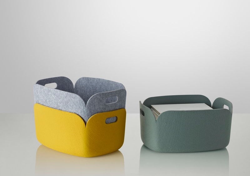 Muuto Restore storage basket, grey Finnish Design Shop