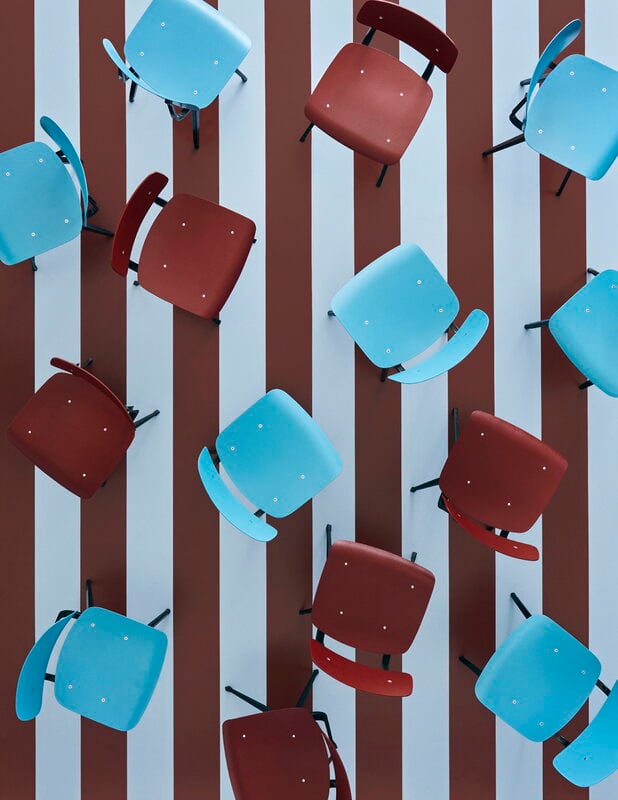 HAY Revolt chair, black - azure blue 3.0 | Finnish Design Shop