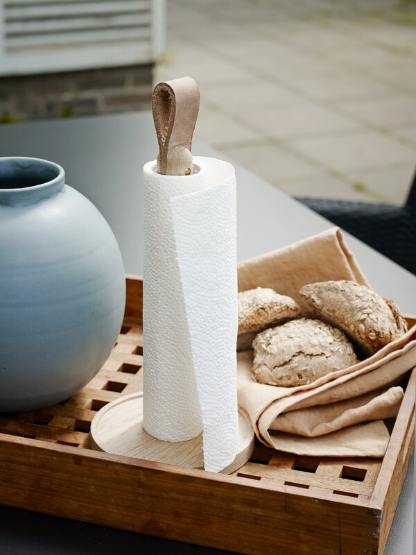 Wooden Kitchen Paper Towel Roll Holder -  Sweden