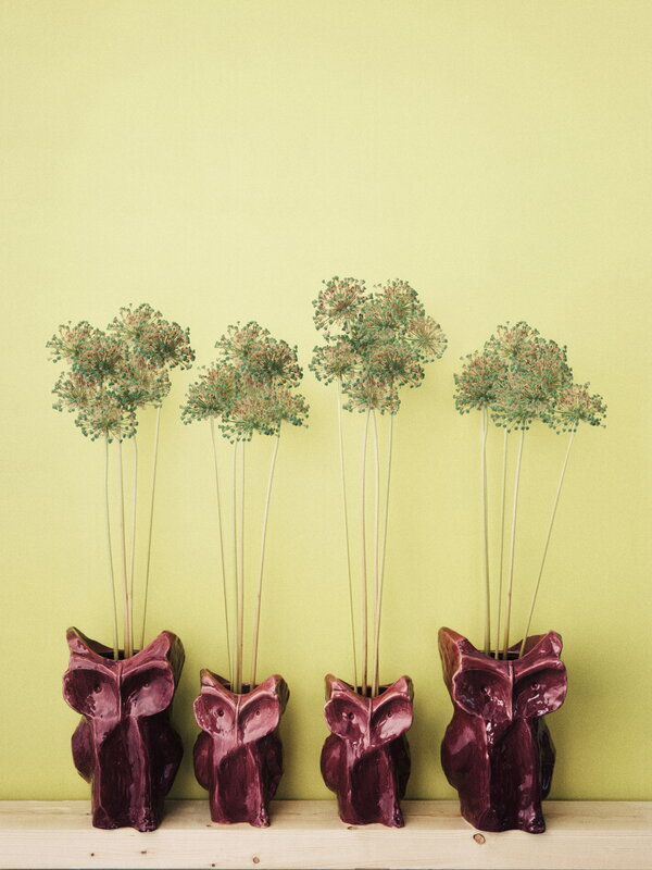 Serax After Midnight vase, S, aubergine, decoration image