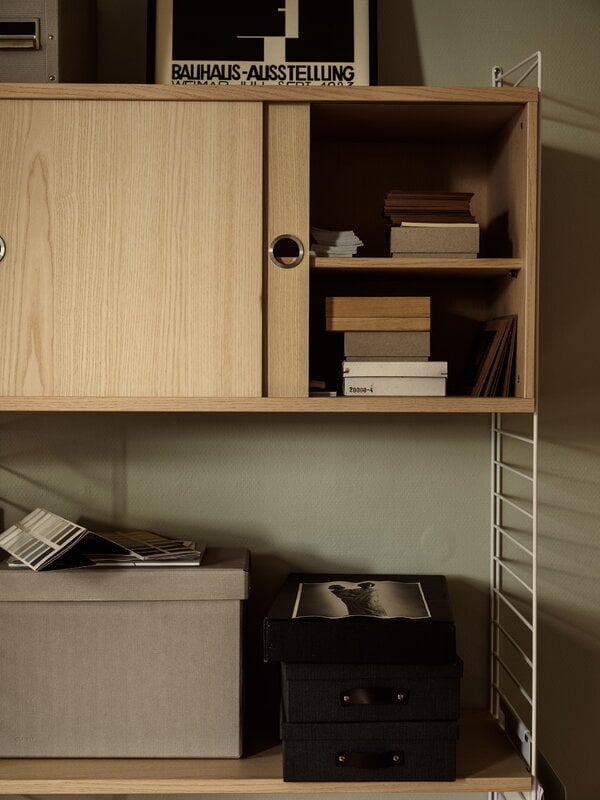 String Furniture String cabinet, 78 x 20 cm, ash, view 2