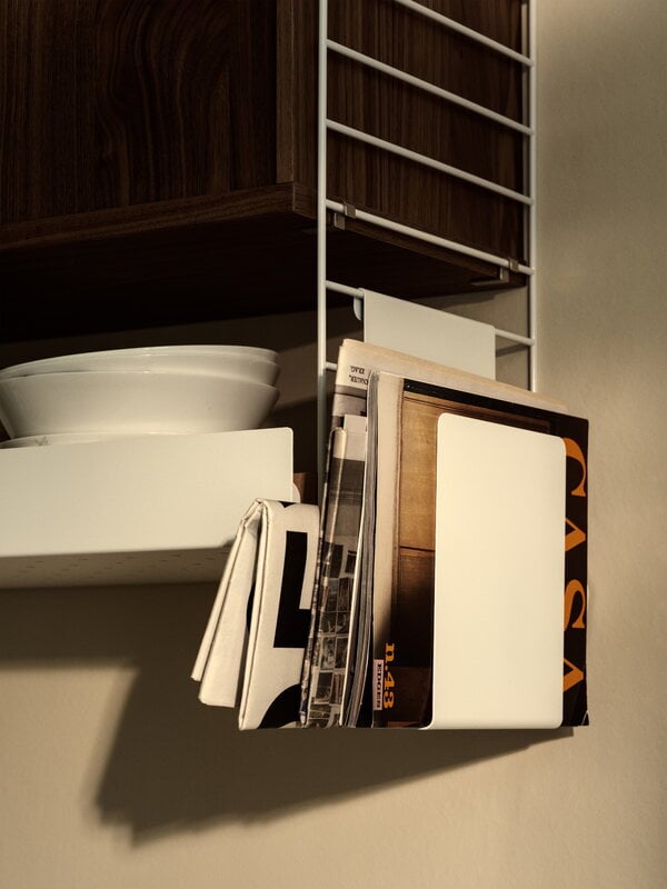String Furniture String metal shelf, 58 x 30 cm, high, white, view 13