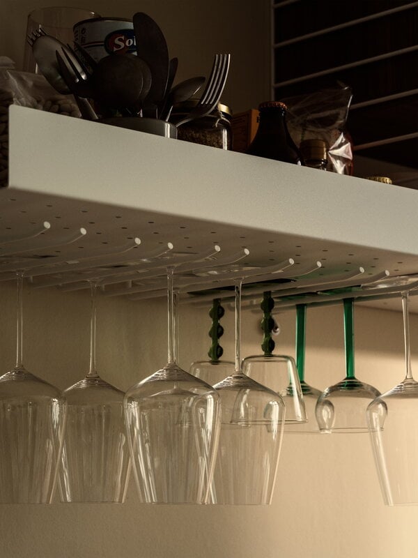 String Furniture String metal shelf, 58 x 30 cm, high, white, view 19