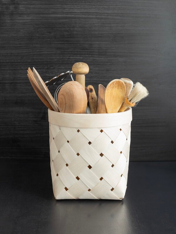 Verso Design Silva birch basket 1, natural birch, view 4