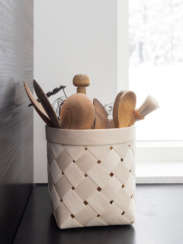 Verso Design Silva birch basket 1, natural birch, view 2
