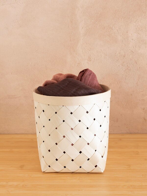 Verso Design Silva birch basket 2, natural birch, view 4