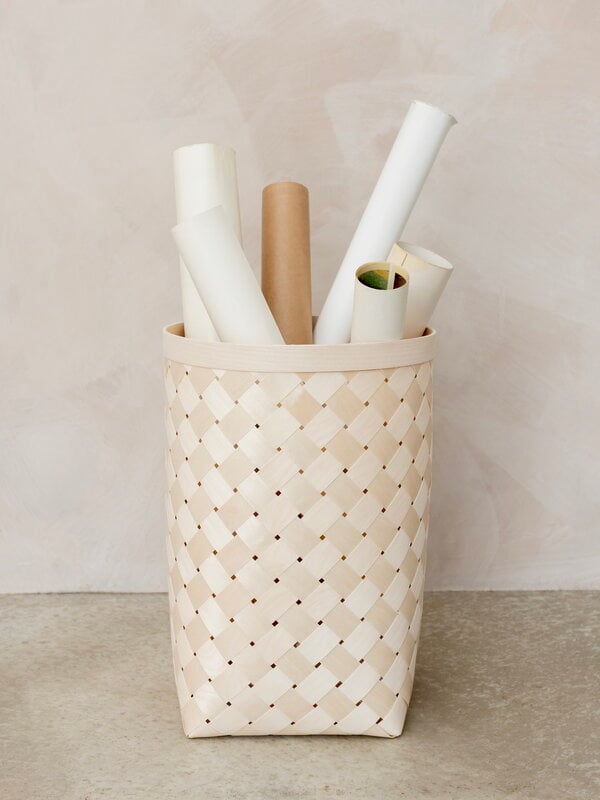 Verso Design Silva birch basket 5, natural birch, view 2