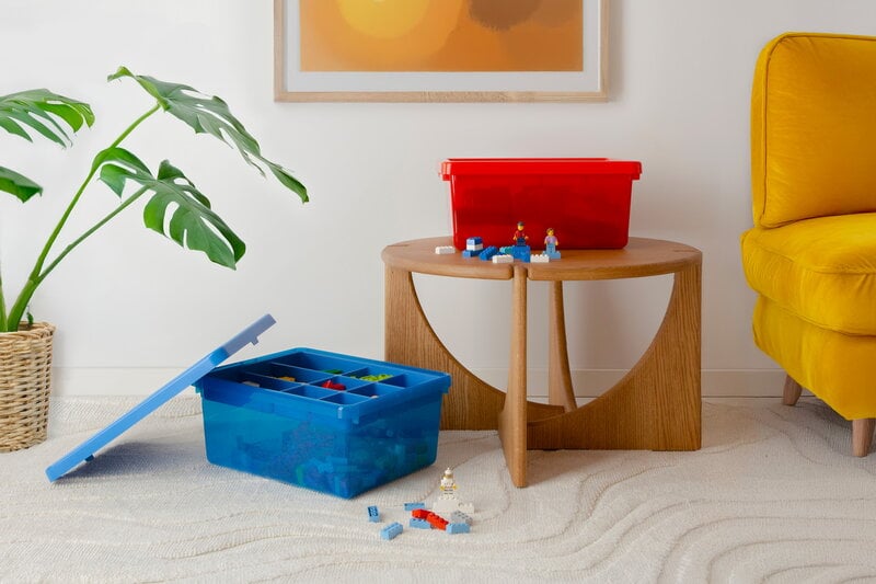Room Copenhagen Lego Sort & Store box, medium, sininen, decoration image