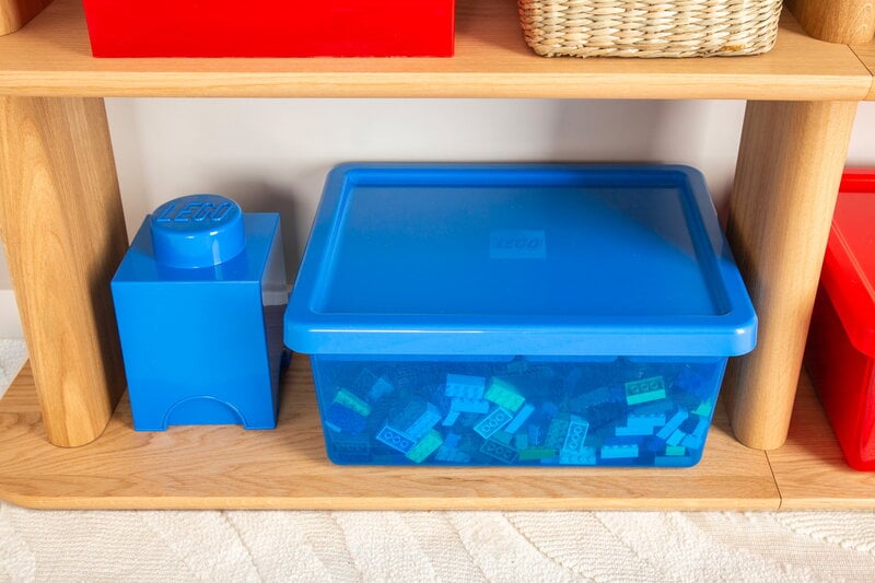 Room Copenhagen Lego Sort & Store box, medium, sininen, decoration image