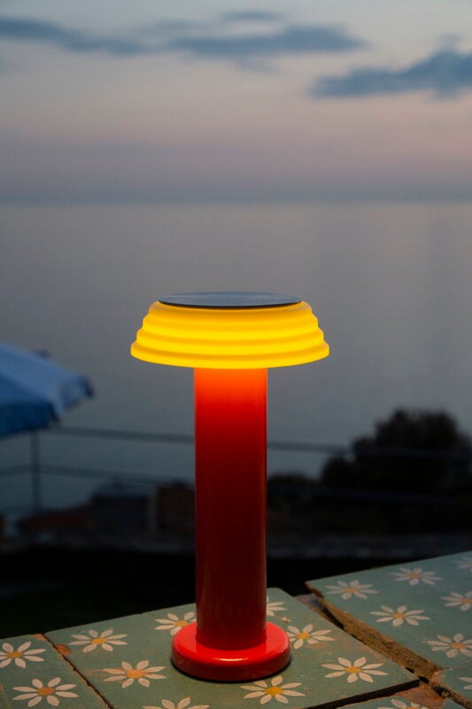 Sowden PL1 portable table lamp, red | Finnish Design Shop
