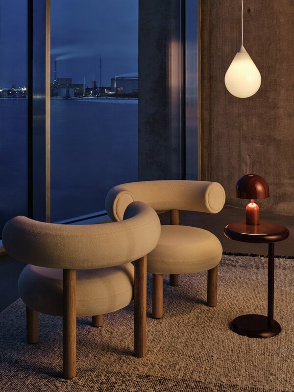 Tom Dixon Spot sivupöytä, burgundi, näkymä 7